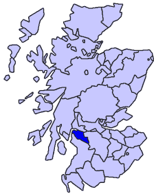 Renfrewshire in Scotland